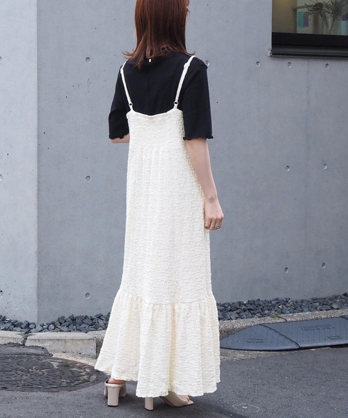 tiptop（ティップトップ）の「アソートマーメイドキャミワンピース（ワンピース・レディース・ブラック/ネイビー/アイボリー/ブラック系その他/A/B・FREE）」の11枚目の写真