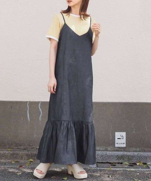 tiptop（ティップトップ）の「アソートマーメイドキャミワンピース（ワンピース・レディース・ブラック/ネイビー/アイボリー/ブラック系その他/A/B・FREE）」の16枚目の写真