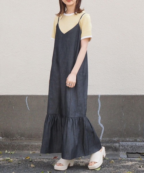 tiptop（ティップトップ）の「アソートマーメイドキャミワンピース（ワンピース・レディース・ブラック/ネイビー/アイボリー/ブラック系その他/A/B・FREE）」の17枚目の写真