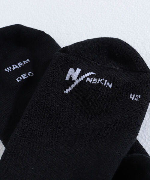 MXP（エムエックスピー）の「【NEUTRALWORKS./ニュートラルワークス】NSD WARM PILE SOCKS ソックス（ソックス/靴下・メンズ・ホワイト/ブラック/ダークネイビー・FREE）」の12枚目の写真