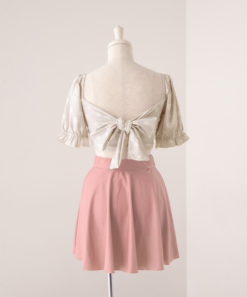 OLIVE des OLIVE(オリーブデオリーブ)の「【WEB限定カラー有】ribbon swim wear(水着・レディース・ブラック/ベージュ/スミクロ・FREE)」の16枚目の写真