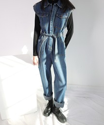 ANOTHER S | デニムジャンプスーツ/つなぎ　オールインワン(つなぎ/オールインワン)