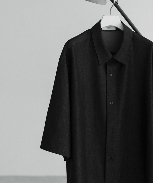 remer（リメール）の「loose ZERO denim over shirt (half sleeve
