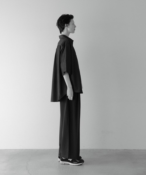 remer（リメール）の「loose ZERO denim over shirt (half sleeve