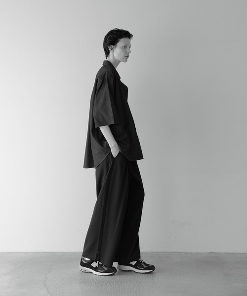 remer（リメール）の「loose ZERO denim over shirt (half sleeve