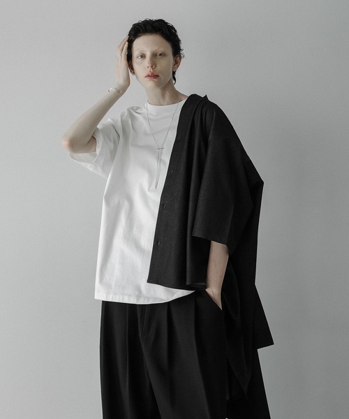 loose ZERO denim over shirt (half sleeve) / ルーズゼロデニム