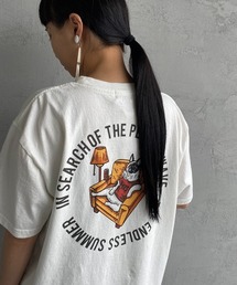 [THE ENDLESS SUMMER/エンドレスサマー] 別注 BUHIサークルロゴ バックプリントTシャツ
