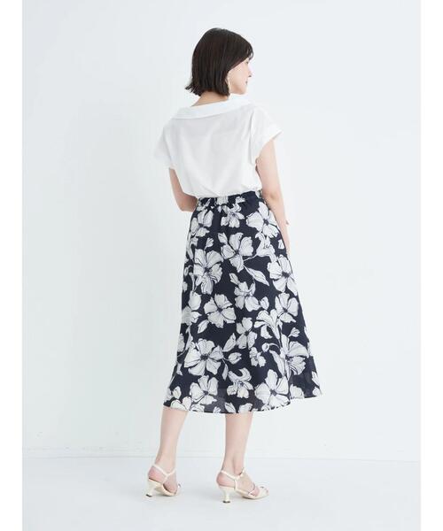 YECCA VECCA（イェッカヴェッカ）の「金釦ロールカラーブラウス（シャツ/ブラウス・レディース・ホワイト/ブルー/ブルー系その他6・FREE）」の14枚目の写真