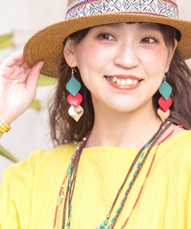 チャイハネ | 【チャイハネ】トリプルリーフピアス(ピアス（両耳用）)