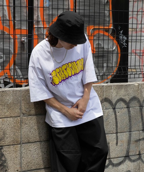 WEGO（ウィゴー）の「WEGO/グラフィティBIGT(S)（Tシャツ/カットソー・メンズ・ホワイト/ブラック/ブラック系その他/ホワイト系その他・MEDIUM/LARGE）」の7枚目の写真