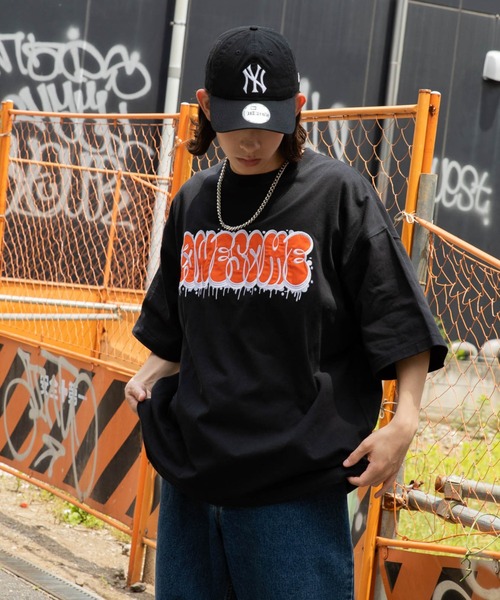 WEGO（ウィゴー）の「WEGO/グラフィティBIGT(S)（Tシャツ/カットソー・メンズ・ホワイト/ブラック/ブラック系その他/ホワイト系その他・MEDIUM/LARGE）」の14枚目の写真