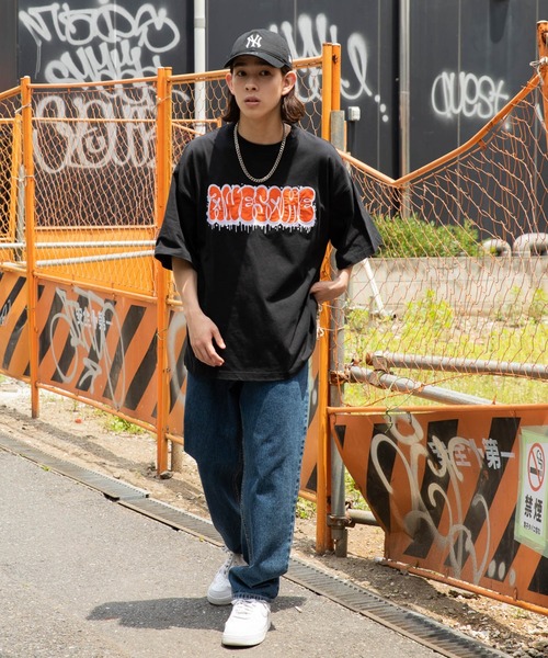 WEGO（ウィゴー）の「WEGO/グラフィティBIGT(S)（Tシャツ/カットソー・メンズ・ホワイト/ブラック/ブラック系その他/ホワイト系その他・MEDIUM/LARGE）」の12枚目の写真