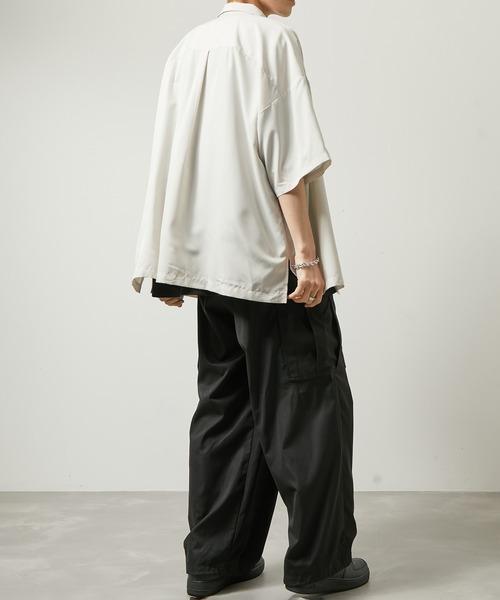 iisy（イージー）の「【 iisy 】ワンポイントロゴビッグシャツ（シャツ/ブラウス・メンズ・ブルー系その他4/ミント/ブラック/ライトグレー・XL/M/L/S）」の17枚目の写真