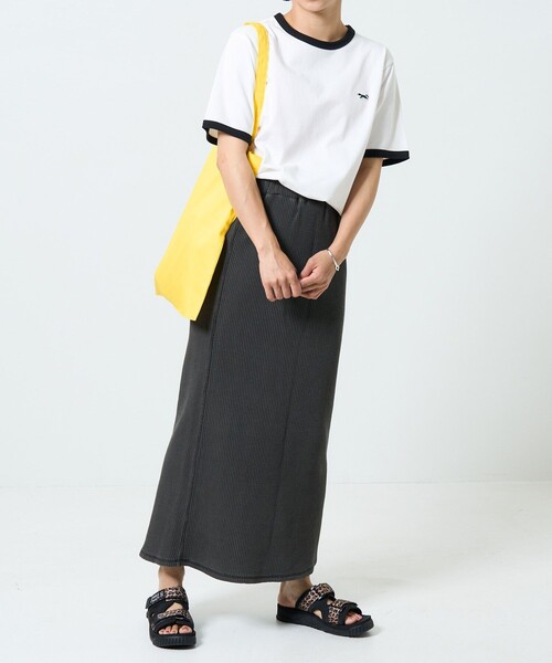 FREAK'S STORE（フリークスストア）の「TOWN CRAFT  × FREAK'S STORE/タウンクラフト  別注 リンガーTシャツ 限定展開（Tシャツ/カットソー・レディース・グリーン/レッド/ブラック・ﾌﾘ-）」の7枚目の写真