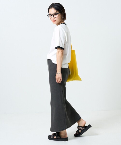 FREAK'S STORE（フリークスストア）の「TOWN CRAFT  × FREAK'S STORE/タウンクラフト  別注 リンガーTシャツ 限定展開（Tシャツ/カットソー・レディース・グリーン/レッド/ブラック・ﾌﾘ-）」の9枚目の写真