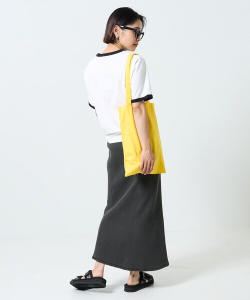 FREAK'S STORE（フリークスストア）の「TOWN CRAFT  × FREAK'S STORE/タウンクラフト  別注 リンガーTシャツ 限定展開（Tシャツ/カットソー・レディース・グリーン/レッド/ブラック・ﾌﾘ-）」の10枚目の写真