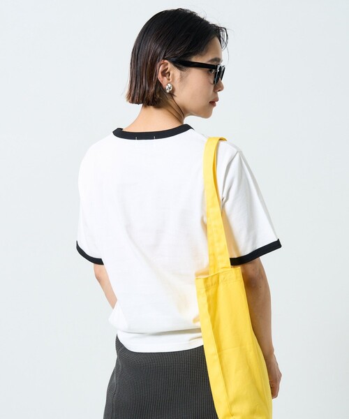 FREAK'S STORE（フリークスストア）の「TOWN CRAFT  × FREAK'S STORE/タウンクラフト  別注 リンガーTシャツ 限定展開（Tシャツ/カットソー・レディース・グリーン/レッド/ブラック・ﾌﾘ-）」の12枚目の写真