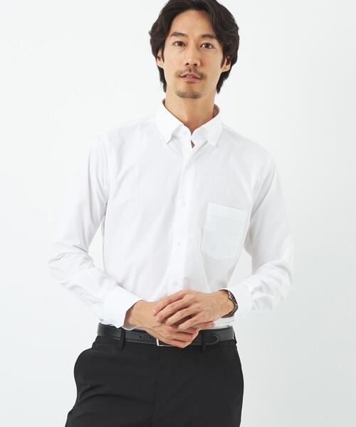 セール Pラッカン スタンダード スナップ ボタンダウン ドレスシャツ ストレッチ 吸水速乾 ビジネスシャツ Green Label Relaxing グリーンレーベルリラクシング のファッション通販 Zozotown