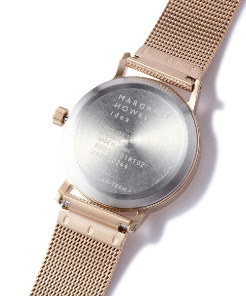 MARGARET HOWELL（マーガレットハウエル）の「SOLAR POWER MESH BAND（アナログ腕時計・レディース・ゴールド・FREE）」の3枚目の写真