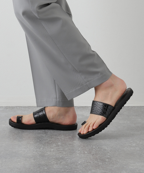 EDIFICE別注 24SS ユッタニューマン SAM エンボスクロコ D9 JUTTA NEUMANN / ユッタ ニューマン】別注 SAM w BS エンボス