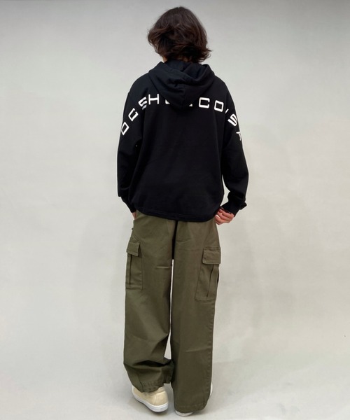 DC（ディーシー）の「DC/ディーシー ビッグシルエット バックプリントパーカー DPO224057（パーカー・メンズ・ホワイト/ブラック・M/L/XL）」の21枚目の写真