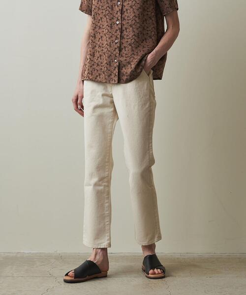 Steven Alan(スティーブンアラン)の「<Steven Alan>14OZ DENIM SLIM STRAIGHT/デニムパンツ(デニムパンツ・レディース・ネイビー/ナチュラル・S/M/L)」の3枚目の写真