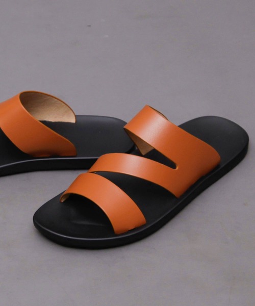 hardcover（ハードカバー）の「hardcover/フェイクレザーサンダル（サンダル・メンズ・キャメル・SMALL）」の7枚目の写真