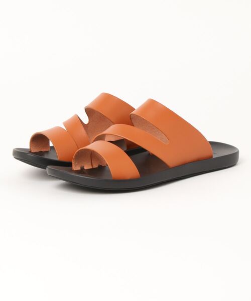 hardcover（ハードカバー）の「hardcover/フェイクレザーサンダル（サンダル・メンズ・キャメル・SMALL）」の2枚目の写真