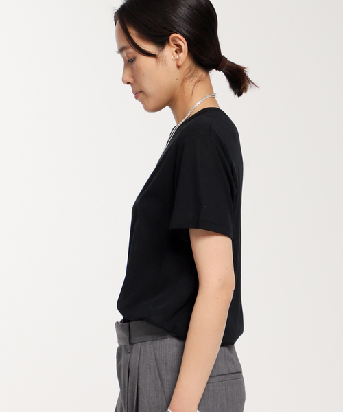 A.P studio シアーカットソー 追加)シアーTシャツ（Tシャツ／カットソー）｜AP STUDIO