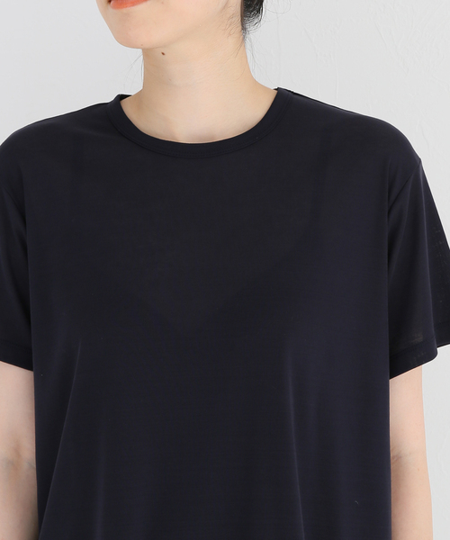 AP STUDIO（エーピーストゥディオ）の「シアーTシャツ（Tシャツ/カットソー・レディース・ホワイト/ブラック/ネイビー・FREE）」の18枚目の写真