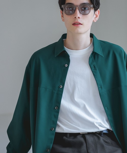 RAGEBLUE（レイジブルー）の「ラグイージー/切替デザインシャツ（シャツ/ブラウス・メンズ・ホワイト/ブラック/グリーン/ブラック系その他/ベージュ系その他・SMALL/MEDIUM/LARGE）」の5枚目の写真