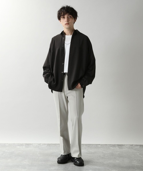 RAGEBLUE（レイジブルー）の「ラグイージー/切替デザインシャツ（シャツ/ブラウス・メンズ・ホワイト/ブラック/グリーン/ブラック系その他/ベージュ系その他・SMALL/MEDIUM/LARGE）」の16枚目の写真