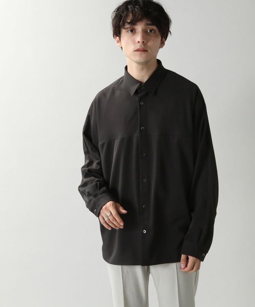 RAGEBLUE（レイジブルー）の「ラグイージー/切替デザインシャツ（シャツ/ブラウス・メンズ・ホワイト/ブラック/グリーン/ブラック系その他/ベージュ系その他・SMALL/MEDIUM/LARGE）」の19枚目の写真