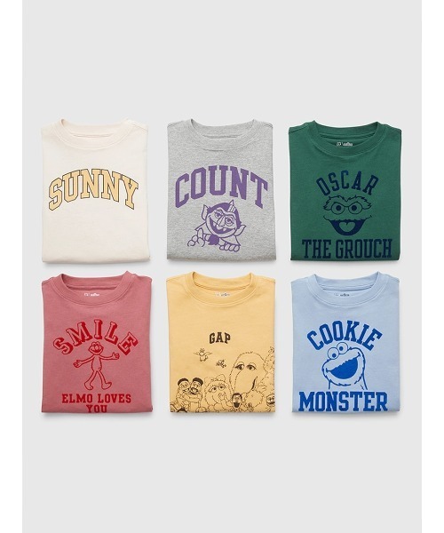 GAP（ギャップ）の「babyGap セサミストリートグラフィックTシャツ（Tシャツ/カットソー・キッズ・グレー/イエロー/ブルー/グリーン/ホワイト系その他/ピンク系その他・18-24M/2 YRS/3 YRS/4 YRS/5 YRS/12-18M）」の12枚目の写真