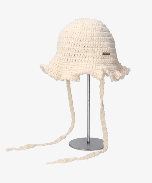 kaorinomori（カオリノモリ）の「kaorinomori ココハット（ハット・レディース・ホワイト/ネイビー/イエロー・FREE）」の7枚目の写真