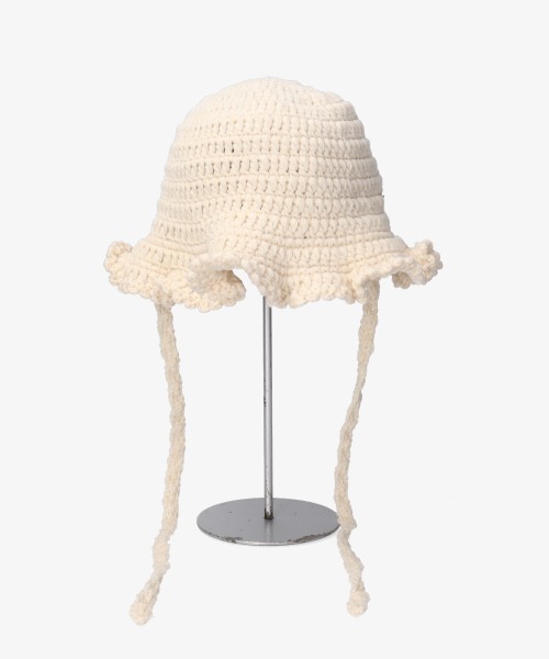 kaorinomori（カオリノモリ）の「kaorinomori ココハット（ハット・レディース・ホワイト/ネイビー/イエロー・FREE）」の8枚目の写真