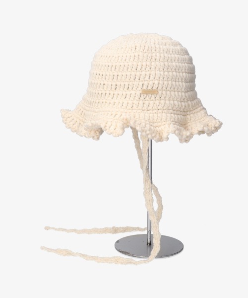 kaorinomori（カオリノモリ）の「kaorinomori ココハット（ハット・レディース・ホワイト/ネイビー/イエロー・FREE）」の9枚目の写真