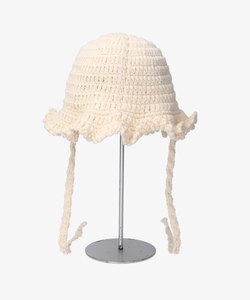 kaorinomori（カオリノモリ）の「kaorinomori ココハット（ハット・レディース・ホワイト/ネイビー/イエロー・FREE）」の10枚目の写真