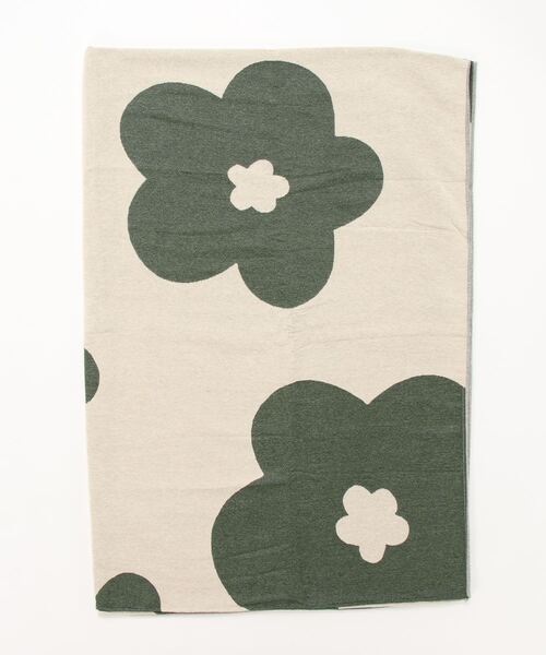 aimoha（アイモハ）の「【丸洗いOK！】大花柄のソファーカバー/ブランケット（ブランケット・レディース・ベージュ/オフホワイト/カーキ/イエロー/オレンジ/グリーン・FREE）」の21枚目の写真