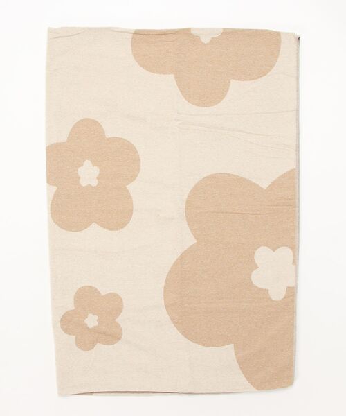 aimoha（アイモハ）の「【丸洗いOK！】大花柄のソファーカバー/ブランケット（ブランケット・レディース・ベージュ/オフホワイト/カーキ/イエロー/オレンジ/グリーン・FREE）」の22枚目の写真