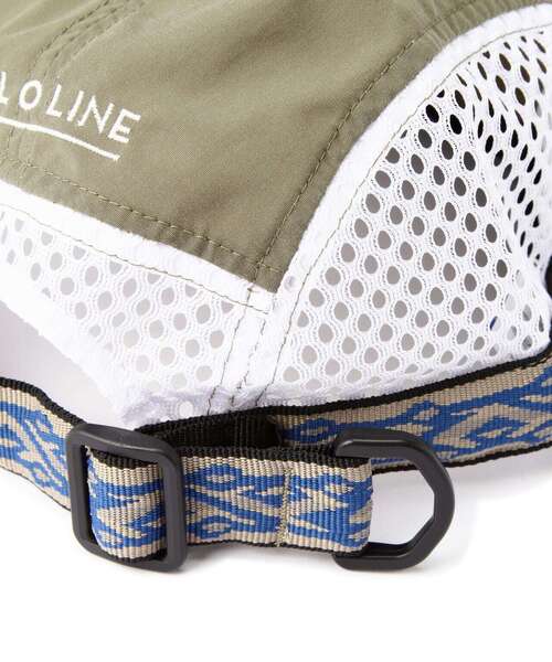 CAL O LINE（キャルオーライン）の「KAVU × CAL O LINE / カブ×キャルオーライン　VENTED STRAP CAP　ベンテッドストラップキャップ　CKW-210（キャップ・メンズ・ブラック/タン・F）」の10枚目の写真