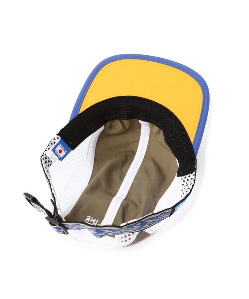CAL O LINE（キャルオーライン）の「KAVU × CAL O LINE / カブ×キャルオーライン　VENTED STRAP CAP　ベンテッドストラップキャップ　CKW-210（キャップ・メンズ・ブラック/タン・F）」の11枚目の写真