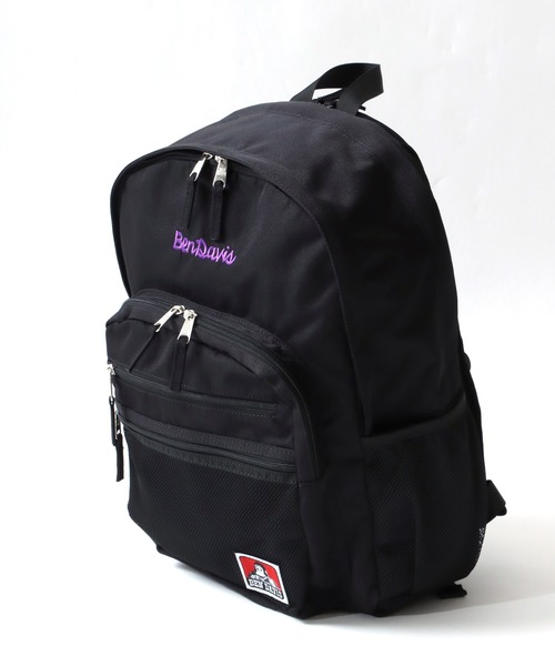 BEN DAVIS(ベンデイビス)の「BEN DAVIS/ベンデイビス 30L MESH XL BACKPACK バックパック(バックパック/リュック・メンズ・ブラック系その他3/ブラック系その他2/ブラック系その他/ブラック/ホワイト/パープル・FREE)」の1枚目の写真