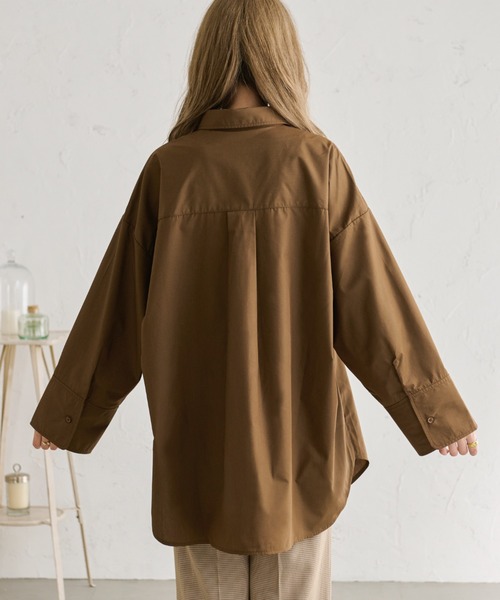 Ambre Neige(アンブルネージュ)の「ビッグスリーブシャツ/【WEB/EC限定商品】(シャツ/ブラウス・レディース・ダークブラウン/ベージュ/オフホワイト/クリーム・FREE)」の13枚目の写真