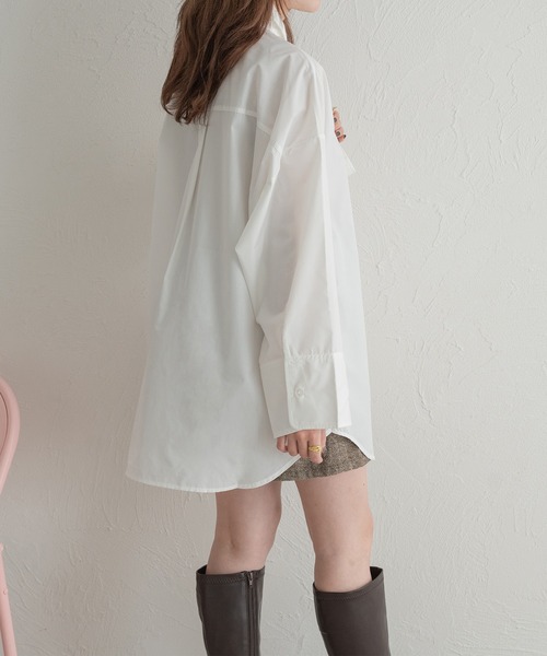 Ambre Neige(アンブルネージュ)の「ビッグスリーブシャツ/【WEB/EC限定商品】(シャツ/ブラウス・レディース・ダークブラウン/ベージュ/オフホワイト/クリーム・FREE)」の21枚目の写真