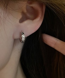 YU-KA : デザインフープピアス