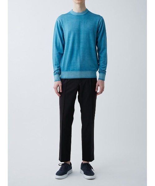 【新品未使用】AOURE （アウール)クルーネックウールニット A PACK】WASHABLE PACK KNIT(2枚組) クルーネック(ニット)｜トップス