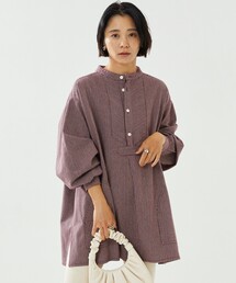 FREAK'S STORE | フィッシャーマンストライプチュニックシャツ(シャツ/ブラウス)