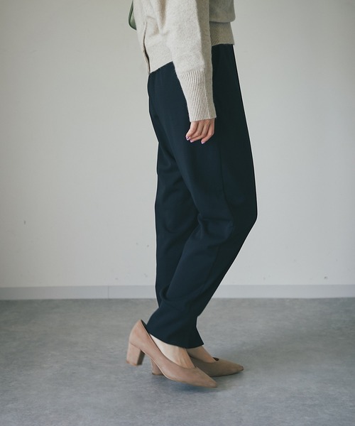 un dix cors(アンディコール)の「大人のリラックスパンツ ジョガーパンツ(その他パンツ・レディース・ライトグレー/ネイビー/キャメル・FREE)」の11枚目の写真