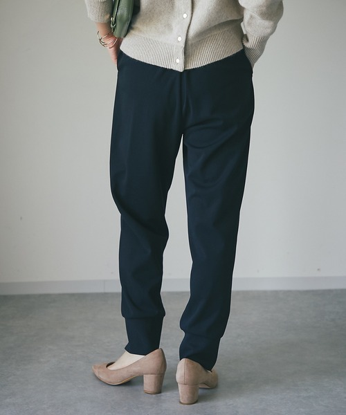 un dix cors(アンディコール)の「大人のリラックスパンツ ジョガーパンツ(その他パンツ・レディース・ライトグレー/ネイビー/キャメル・FREE)」の12枚目の写真